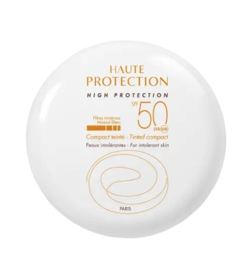 Compact minéral doré SPF 50